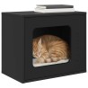 Maison pour chat Noir 51 x 30 x 42,5 cm Bois d'ingénierie 537202537202