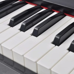 Piano numérique avec pédales 88 touches Noir Panneau mélamine   537203537203