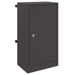 boîte aux lettres avec stockage Noir 30 x 20 x 55 cm Acier 537205537205