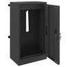 boîte aux lettres avec stockage Noir 30 x 20 x 55 cm Acier 537205537205