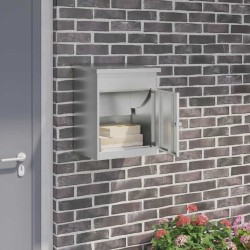 Boîte de dépôt de colis Noir 47,5 x 38 x 59 cm Acier galvanisé 537208537208