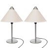 Lampes 2 pcs Blanc 25 x 25 x 40 cm Papier 537210537210