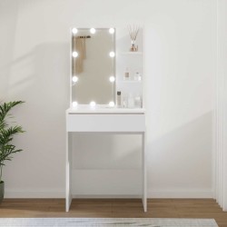 Coiffeuse avec LED blanc 60x40x140 cm 537213537213