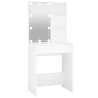 Coiffeuse avec LED blanc 60x40x140 cm 537213537213