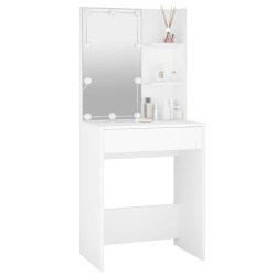 Coiffeuse avec LED blanc 60x40x140 cm 537213537213