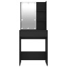 Coiffeuse avec LED Noir 60x40x140 cm 537214537214