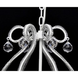 Chandelier avec 2300 cristaux Blanc 537215537215