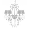 Chandelier avec 2300 cristaux Blanc 537215537215
