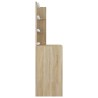 Coiffeuse avec LED Chêne sonoma 60x40x140 cm 537216537216