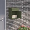 Boîte de dépôt de colis Vert olive 47,5 x 38 x 59 cm Acier 537218537218