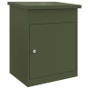 Boîte de dépôt de colis Vert olive 47,5 x 38 x 59 cm Acier 537218537218