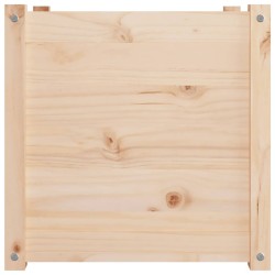 Jardinières d'extérieur 2 pcs 50x50x50 cm bois de pin massif 537221537221