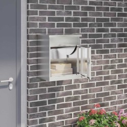 Boîte de dépôt de colis avec stockage Argenté 47,5 x 38 x 59 cm 537225537225