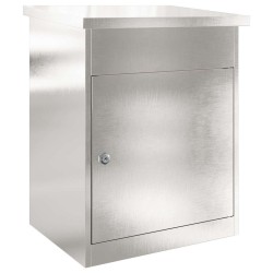 Boîte de dépôt de colis avec stockage Argenté 47,5 x 38 x 59 cm 537225537225