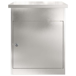 Boîte de dépôt de colis avec stockage Argenté 47,5 x 38 x 59 cm 537225537225