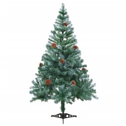 Arbre de Noël artificiel avec pommes de pin 150 cm 537226537226