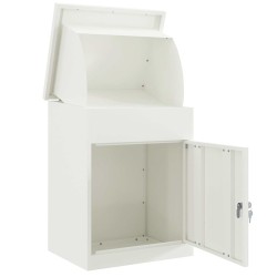 Boîte de dépôt de colis Blanc 47,5 x 38 x 59 cm Acier 537227537227