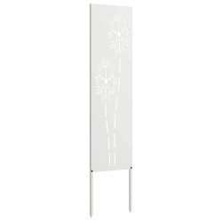 Écran de confidentialité de jardin Fretwork Blanc 32 x 140 cm 537232537232