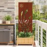 Écran de confidentialité de jardin Fretwork Rouillé 50 x 140 cm 537238537238