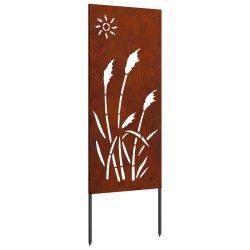 Écran de confidentialité de jardin Fretwork Rouillé 50 x 140 cm 537238537238