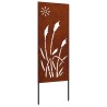 Écran de confidentialité de jardin Fretwork Rouillé 50 x 140 cm 537238537238