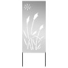 Écran de confidentialité de jardin Fretwork Argenté 50 x 140 cm 537241537241