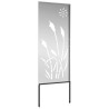 Écran de confidentialité de jardin Fretwork Argenté 50 x 140 cm 537241537241