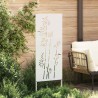 Écran de confidentialité de jardin Floral Blanc 50 x 140 cm 537242537242