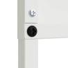 Écran de confidentialité de jardin Floral Blanc 50 x 140 cm 537242537242