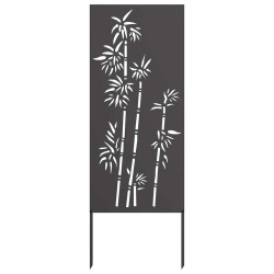 Écran de confidentialité de jardin Floral Noir 50 x 140 cm 537243537243