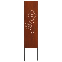 Écran de confidentialité de jardin Fretwork Rouillé 32 x 140 cm 537244537244