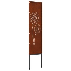 Écran de confidentialité de jardin Fretwork Rouillé 32 x 140 cm 537244537244