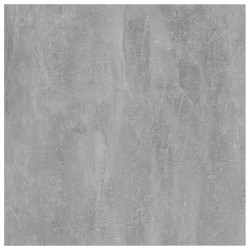 Panneaux de bibliothèque 4 pcs gris béton bois d’ingénierie 537245537245