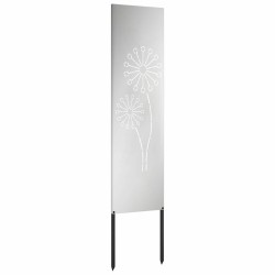 Écran de confidentialité de jardin Fretwork Argenté 32 x 140 cm 537247537247