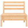 Canapés centraux de jardin 2 pcs Bois de pin massif 537248537248
