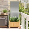 Écran de confidentialité de jardin Fretwork Argenté 50 x 140 cm 537253537253