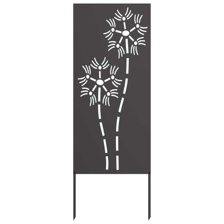 Écran de confidentialité de jardin Fretwork Noir 50 x 140 cm 537254537254