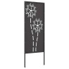 Écran de confidentialité de jardin Fretwork Noir 50 x 140 cm 537254537254