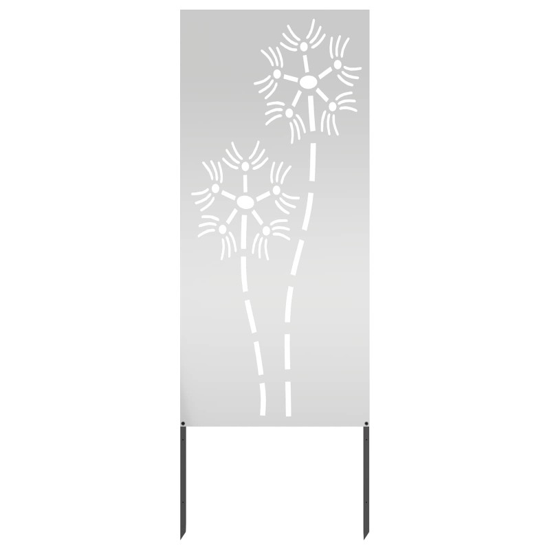 Écran de confidentialité de jardin Fretwork Argenté 50 x 140 cm 537255537255