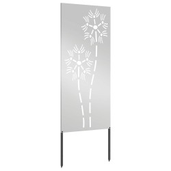 Écran de confidentialité de jardin Fretwork Argenté 50 x 140 cm 537255537255