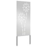 Écran de confidentialité de jardin Fretwork Argenté 50 x 140 cm 537255537255