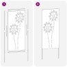 Écran de confidentialité de jardin Fretwork Argenté 50 x 140 cm 537255537255