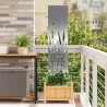 Écran de confidentialité de jardin Fretwork Argenté 32 x 140 cm 537257537257