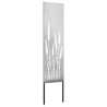 Écran de confidentialité de jardin Fretwork Argenté 32 x 140 cm 537257537257