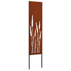 Écran de confidentialité de jardin Fretwork Rouillé 32 x 140 cm 537266537266