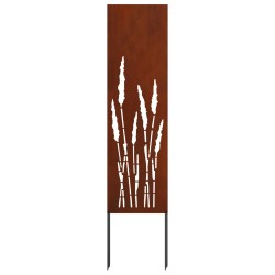 Écran de confidentialité de jardin Fretwork Rouillé 32 x 140 cm 537266537266