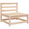 Salon de jardin 3 pcs avec coussins Bois de pin massif 537267537267
