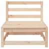 Salon de jardin 3 pcs avec coussins Bois de pin massif 537267537267