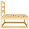 Salon de jardin 3 pcs avec coussins Bois de pin massif 537267537267