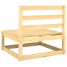 Salon de jardin 3 pcs avec coussins Bois de pin massif 537267537267
